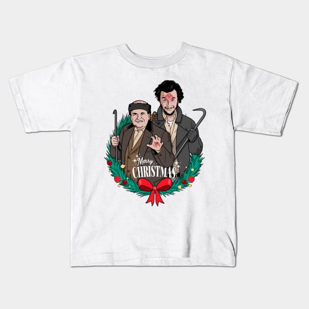 Merry Christmas... Ya Filthy Animal! Kids T-Shirt by ellocoart